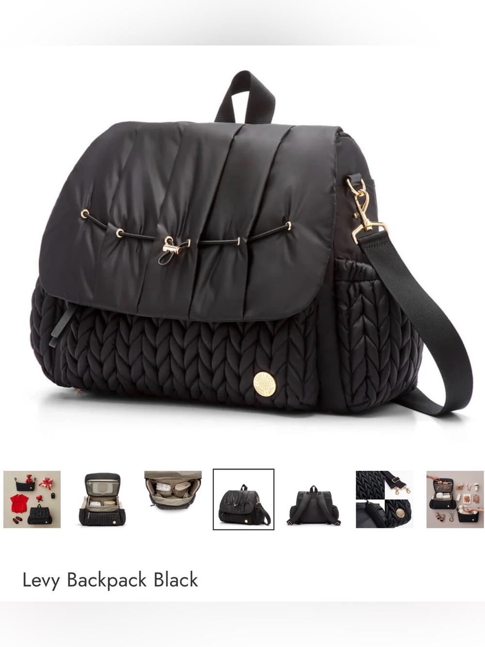 HAPP Levy Backpack in Black